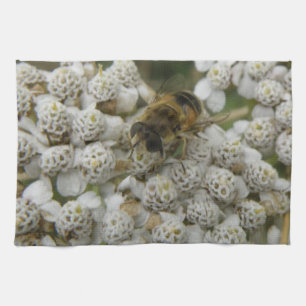 Honigbiene und Blume Küchentücher