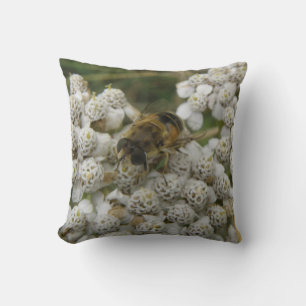 Honigbiene und Blume Pillow Kissen