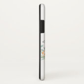 Honigbiene und blumiger Individuelle Name Case-Mate iPhone Hülle (Hinten/Rechts)