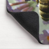 Honigbiene und Buddleia-Blume Mousepad (Ecke)