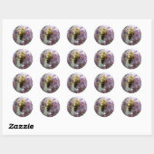 Honigbiene und Buddleia Blume Stickers (Blatt)