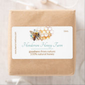 Honigbiene und Comb-Label (Insitu)