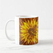 Honigbiene und gelbe Blume Kaffeetasse (Links)