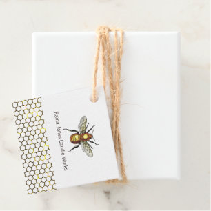 Honigbiene und Honigbienen Geschenkanhänger