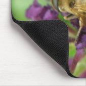 Honigbiene und Purple Flowers Mousepad (Ecke)