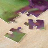 Honigbiene und violette Blumen Puzzle (Seite)