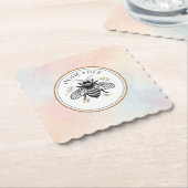 Honigbiene Untersetzer (angewinkelt)