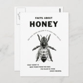 Honigbiene Vintage Werbung Postkarte (Vorne/Hinten)