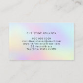 Honigbiene Visitenkarte (Rückseite)