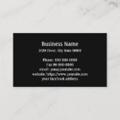 Honigbiene Visitenkarte (Rückseite)