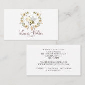 Honigbiene Visitenkarte (Vorne/Hinten)