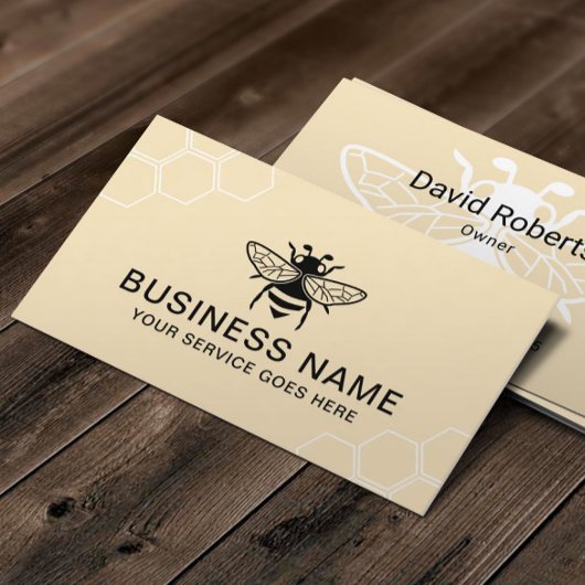 Honigbiene Visitenkarte