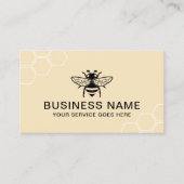 Honigbiene Visitenkarte (Vorderseite)