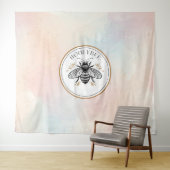 Honigbiene Wandteppich (Beispiel (Horizontal))