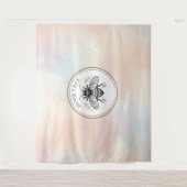 Honigbiene Wandteppich (Vorderseite)