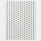 Honigbiene (weiß) - Fleece Blanket (Vorderseite)