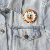 Honigbiene zum Thema Babydusche Button (Beispiel)