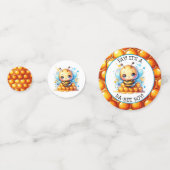 Honigbiene zum Thema Kinderdusche Personalisiert Konfetti (Vorderseiten)