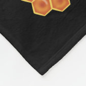 Honigbienen auf Honigwabenrüben, Honig, Biene Fleecedecke (Ecke)