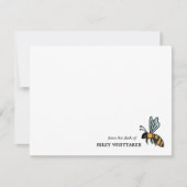 Honigbienen aus dem Schreibtisch Mitteilungskarte (Vorderseite)