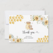 Honigbienen bedanken sich karte (Vorderseite)