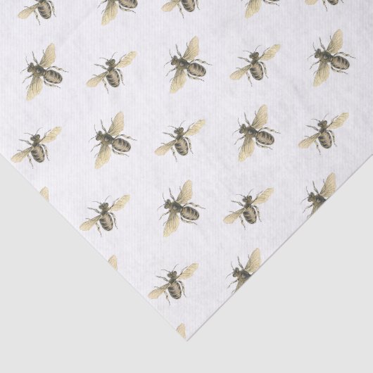 Honigbienen Bienenköper Landschaftliche Liebhaber  Seidenpapier (Ausschnitt)