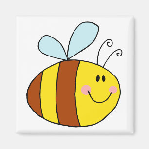 Honigbienen-Cartoon Magnet