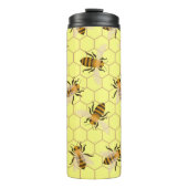 Honigbienen, die Bienen Gerettet, Bienenkultur Thermosbecher (Vorderseite)