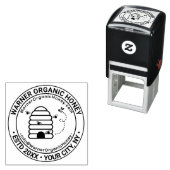 Honigbienen Firmenname Standort URL E-Mail #2B Permastempel (Beispiel)