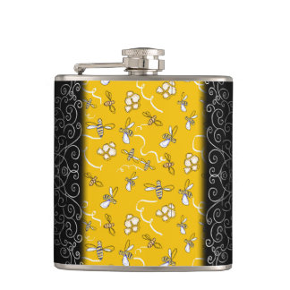 Honigbienen Flachmann