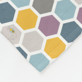 Honigbienen Fleecedecke (Ecke)