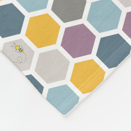 Honigbienen Fleecedecke (Ecke)