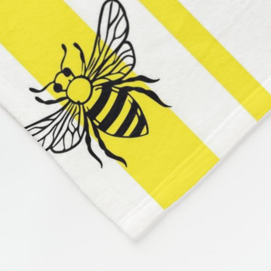 Honigbienen! Fleecedecke. Fleecedecke (Ecke)