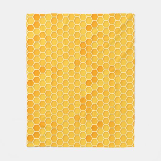 Honigbienen! Fleecedecke. Fleecedecke (Vorderseite)