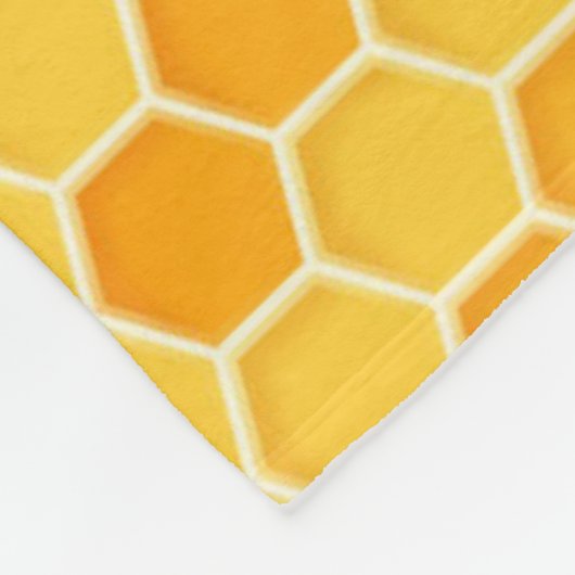 Honigbienen! Fleecedecke. Fleecedecke (Ecke)