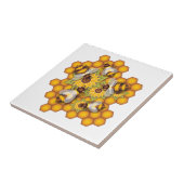 Honigbienen Fliese (Seite)