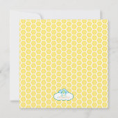 Honigbienen Foto Geburtstagseinladung Einladung (Rückseite)