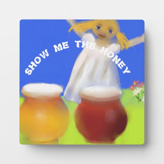 Honigbienen Fotoplatte (Vorderseite)