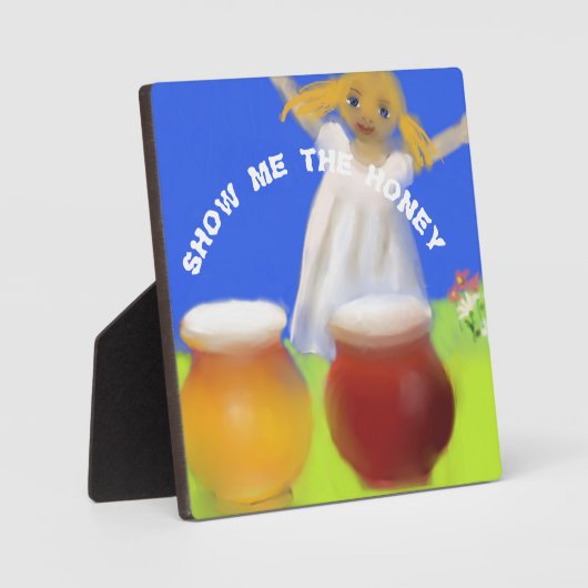 Honigbienen Fotoplatte (Vorderseite)