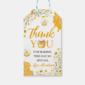 Honigbienen-Garten-Dankeschön-Tags Geschenkanhänger (Vorderseite)