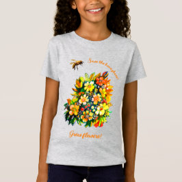 Honigbienen gerettet, Blume anbauen T-Shirt