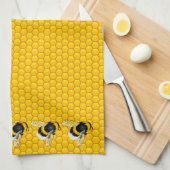 Honigbienen Geschirrtuch (Viertel Falte)