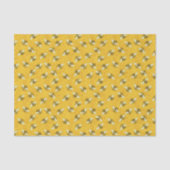 Honigbienen Honeycomb Apiary Bee Hive Pattern Seidenpapier (Vorderseite)