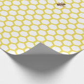 Honigbienen Honeycomb Design Wrapping Paper mit Bi Geschenkpapier (Ecke)