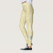 Honigbienen-Honigwabenkraub-Leggings Leggings (Links)