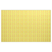 Honigbienen im Diamantenmuster auf hellgelb Stoff (Yard (91,4 cm))
