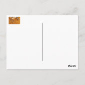 Honigbienen in der Bienenpostkarte Postkarte (Rückseite)