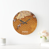 Honigbienen in der Bienenvölkeruhr Große Wanduhr (Zuhause)