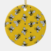 Honigbienen Keramik Ornament (Vorne)