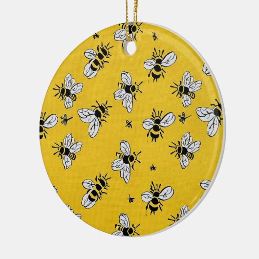 Honigbienen Keramik Ornament (Links)